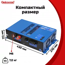 Купить СибВатт 4024 инвертор, преобразователь напряжения DC/AC, 24В/220В, 4000Вт в Москве
