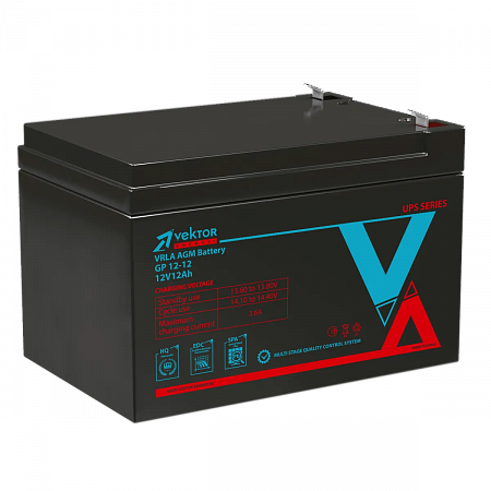 Аккумуляторная батарея VEKTOR ENERGY GP 12-12